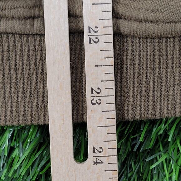 Vintage 90s Korman MOD Cable Sweater Medium 20x23 Crop Taupe - Picture 14 of 14